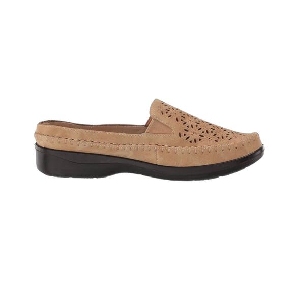 Easy Street Women's Kita Comfort Mules Beige Size 5 1/2 - Picture 2 of 6